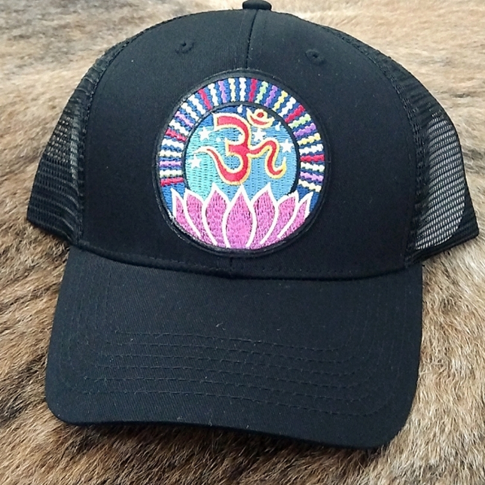 Custom Om (Aum) Lotus Mandala Trucker Hat